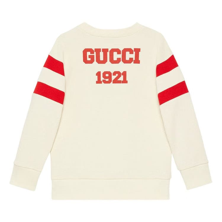 Gucci Kids Music is Mine Sweatshirt White/Red