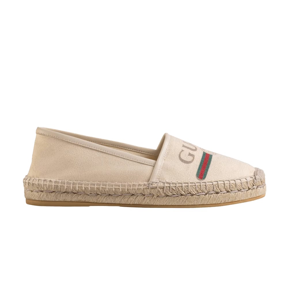 Gucci Wmns Logo Canvas Espadrilles 'Off White'