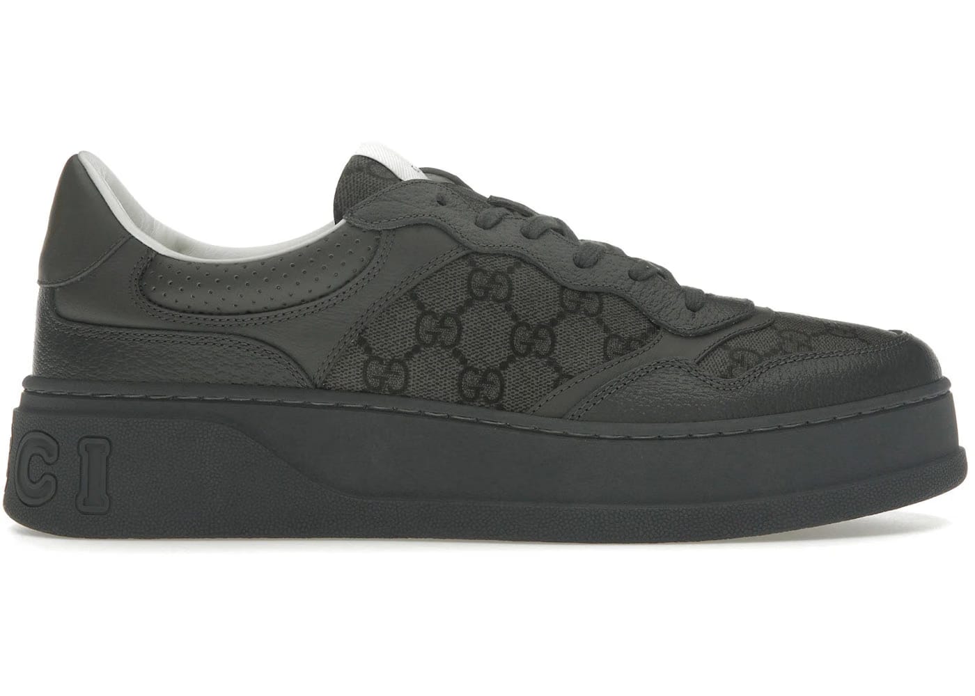 Gucci Lace Up Sneaker GG Monogram - Grey