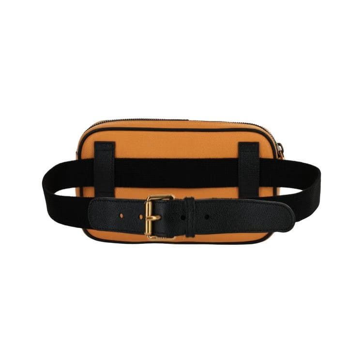 Gucci Music Is Mine Leather Belt Bag Yellow