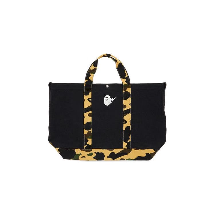 GOAT Exclusive BAPE Camo Detail Tote Bag Black