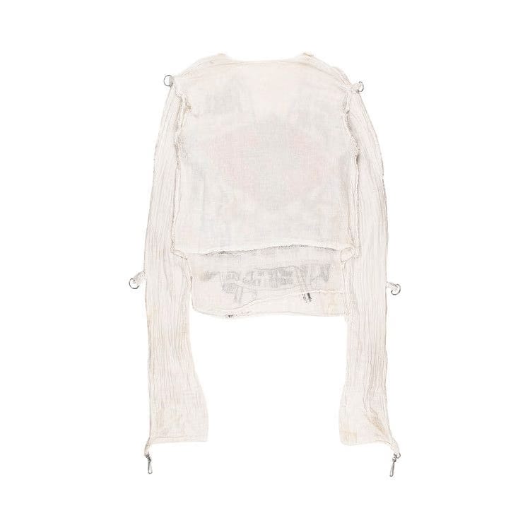 Vintage Vivienne Westwood Original Punk Gang Muslin Shirt Cream