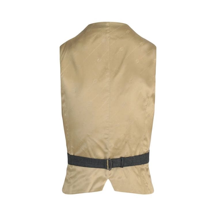 Gucci Wool Tailored Vest Grey