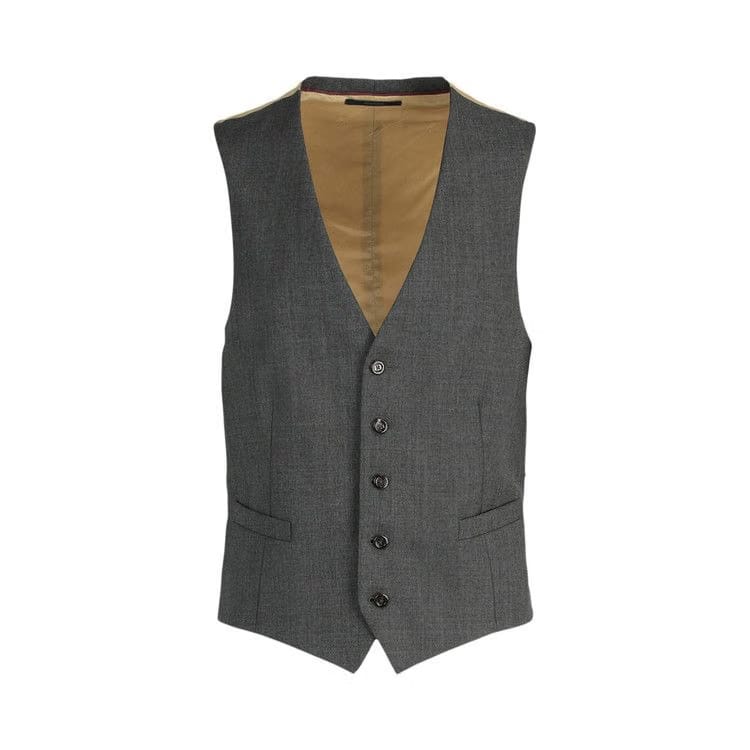 Gucci Wool Tailored Vest Grey