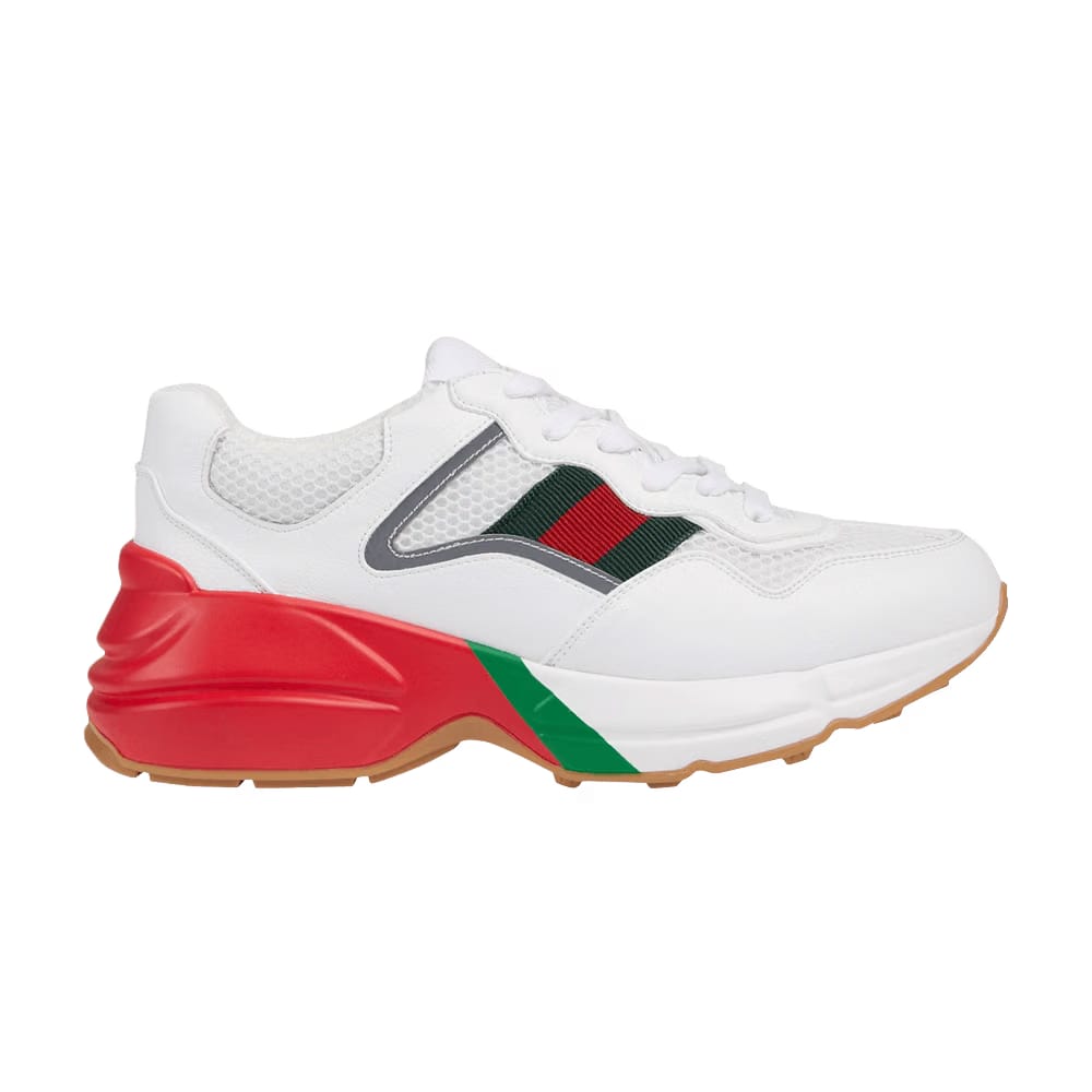 Gucci Wmns Rhyton 'White Red Green Reflective'