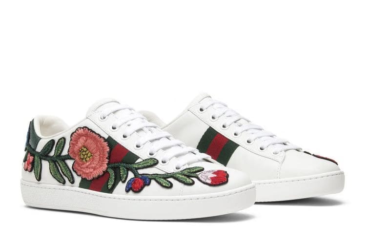 Gucci Ace Embroidered Floral