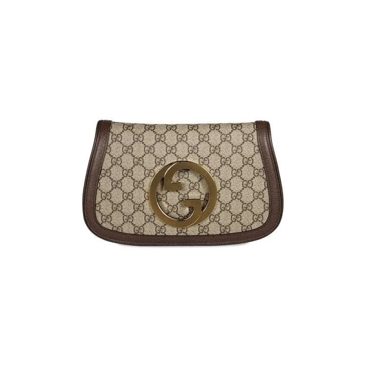 Gucci Blondie Shoulder Bag Beige/Ebony Supreme