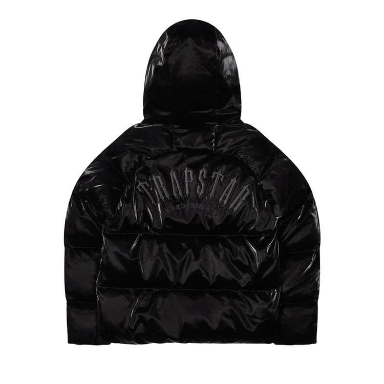 Trapstar Irongate Arch Puffer Jacket Gloss Black