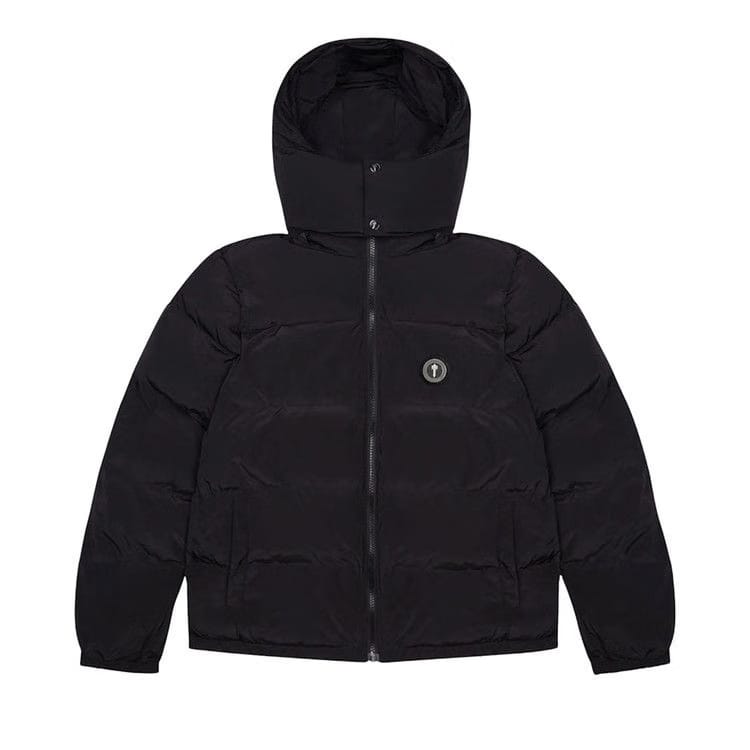 Trapstar Irongate Detachable Hooded Puffer Jacket Black