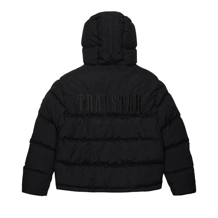 Trapstar Decoded 2.0 Hooded Puffer Jacket Blackout Edition