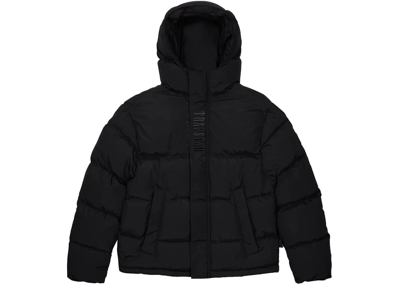 Trapstar Decoded 2.0 Hooded Puffer Jacket Blackout Edition