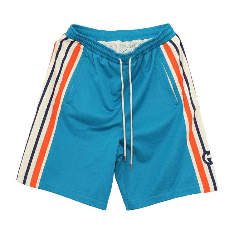 Gucci Interlocking G Jersey Shorts Bright Zircon/Ivory/Orange