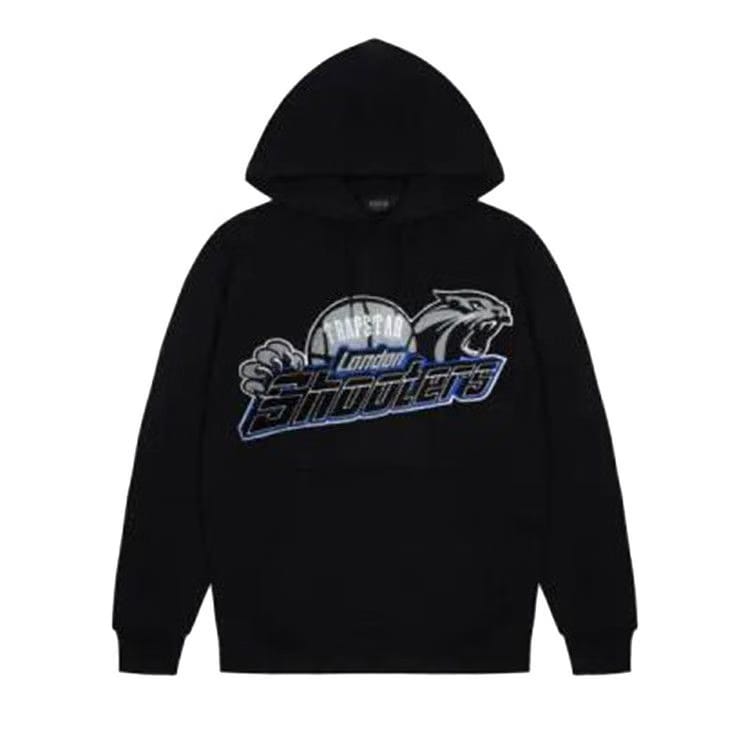 Trapstar Shooters Hoodie Tracksuit Black/Blue