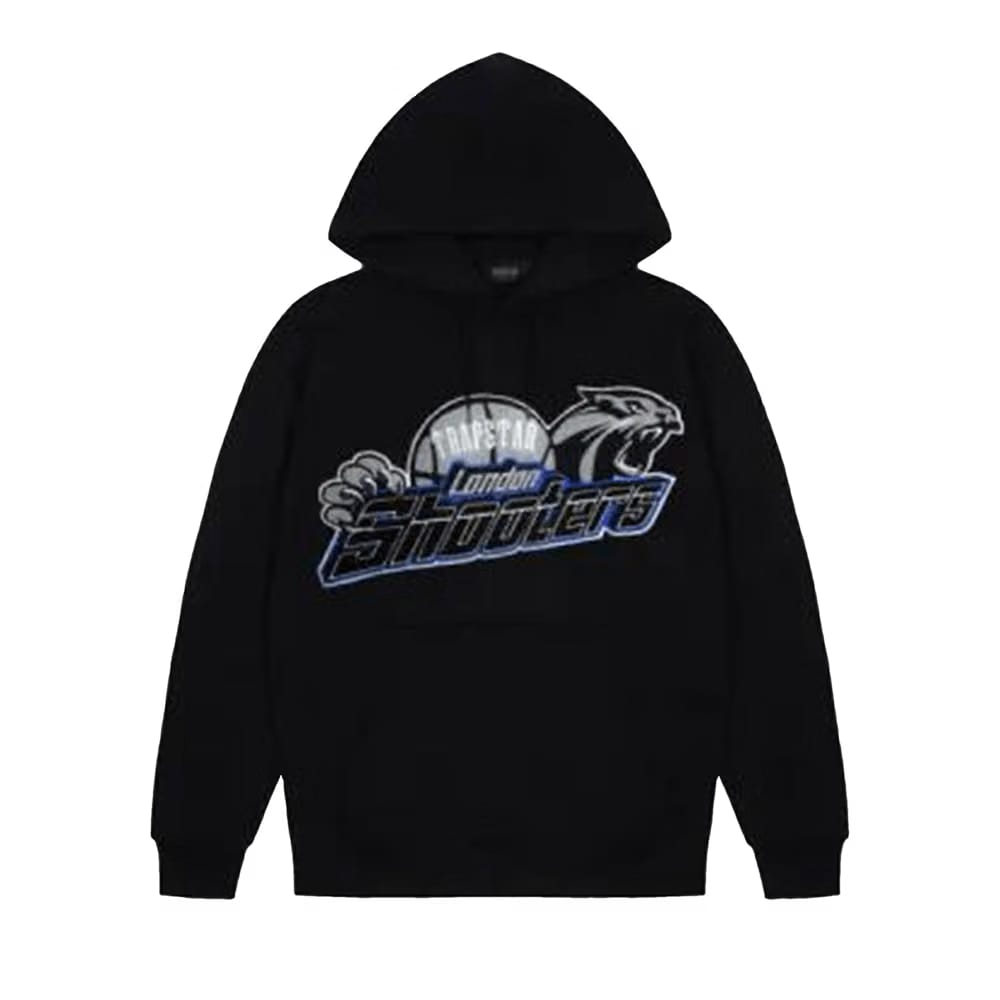 Trapstar Shooters Hoodie Tracksuit Black/Blue