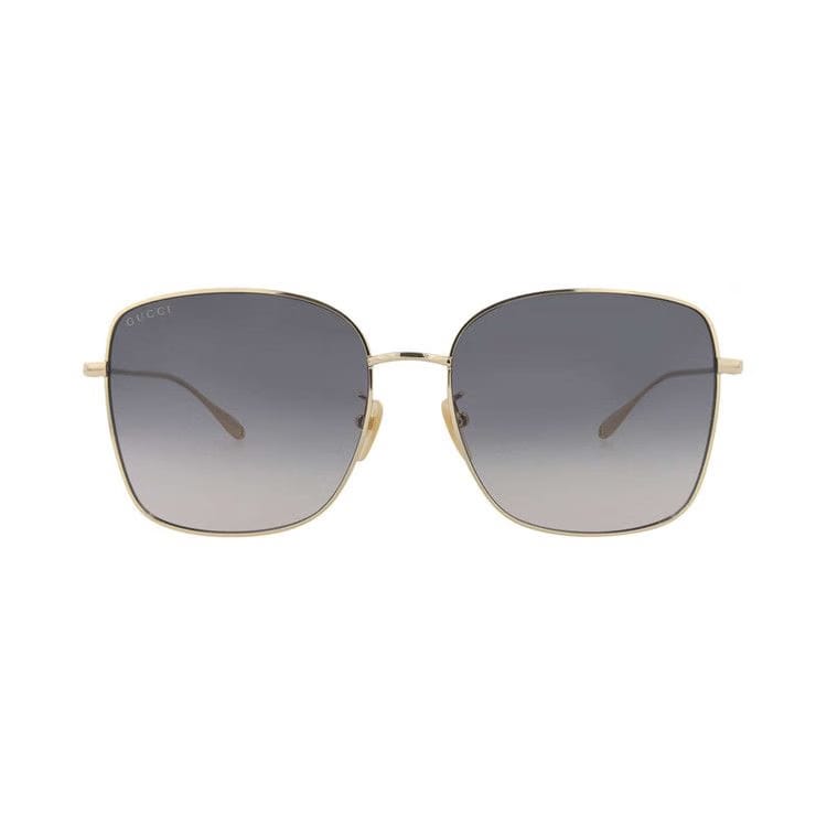 Gucci Square Sunglasses Gold/Grey