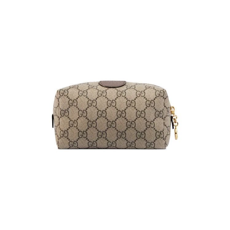 Gucci GG Supreme Canvas Ophidia Cosmetic Case Beige/New Acero