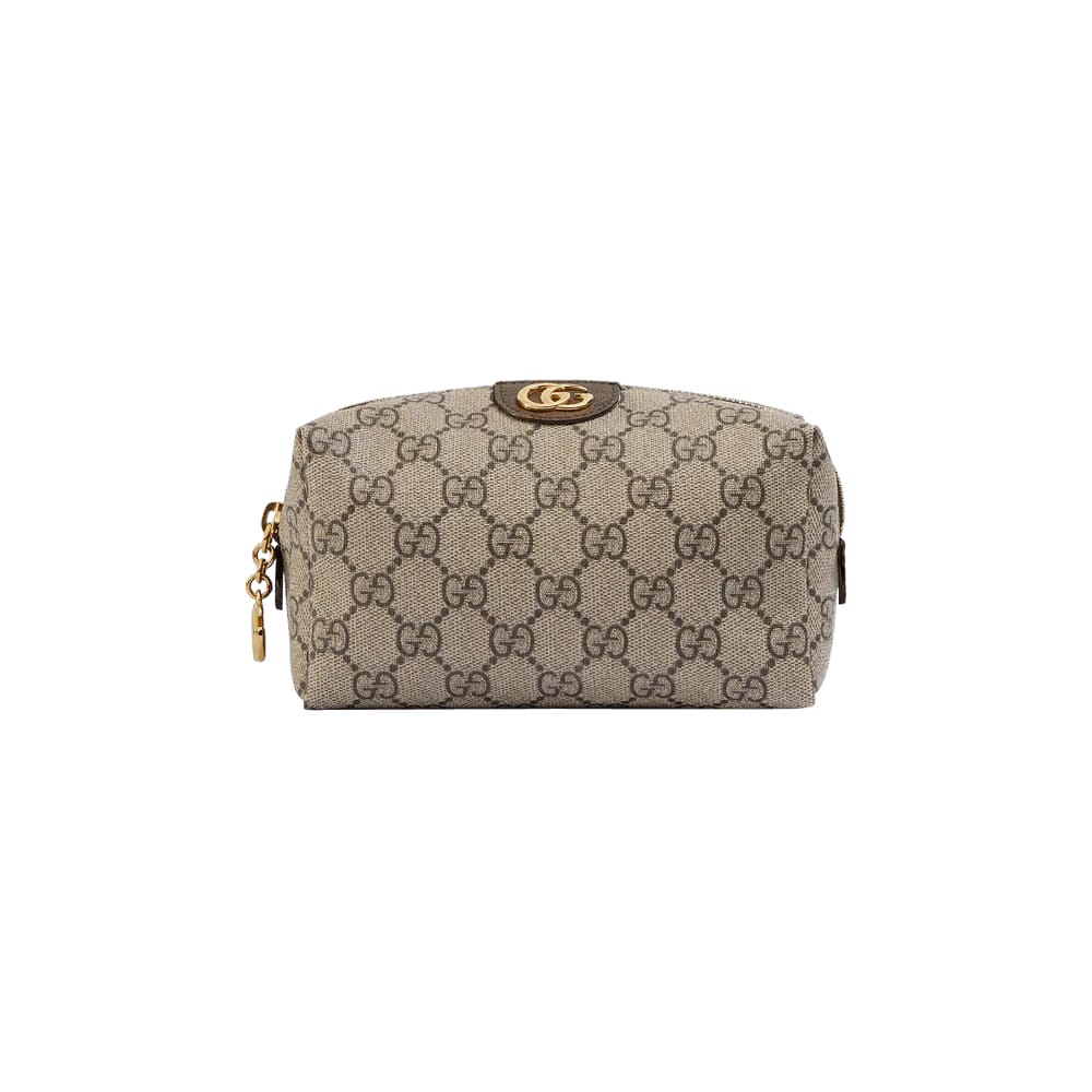 Gucci GG Supreme Canvas Ophidia Cosmetic Case Beige/New Acero