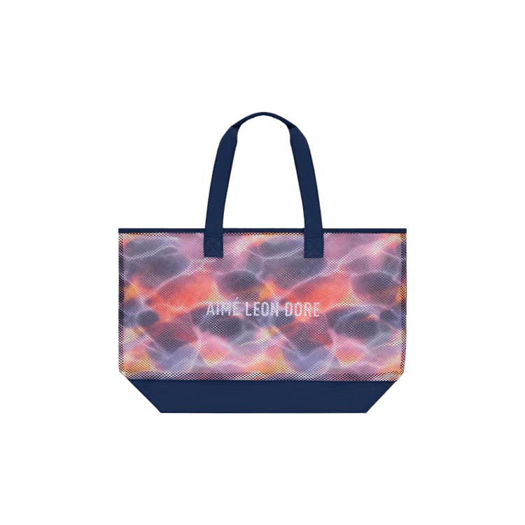 Aimé Leon Dore Aqua Print Mesh Tote Bag Sunset