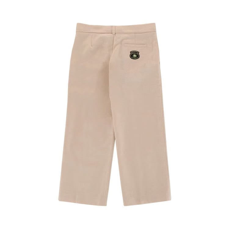 Gucci Kids Checkered Wool Trousers White