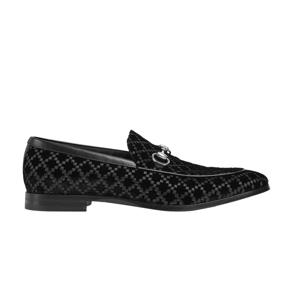 Gucci Loafer Horsebit Black Check Motif