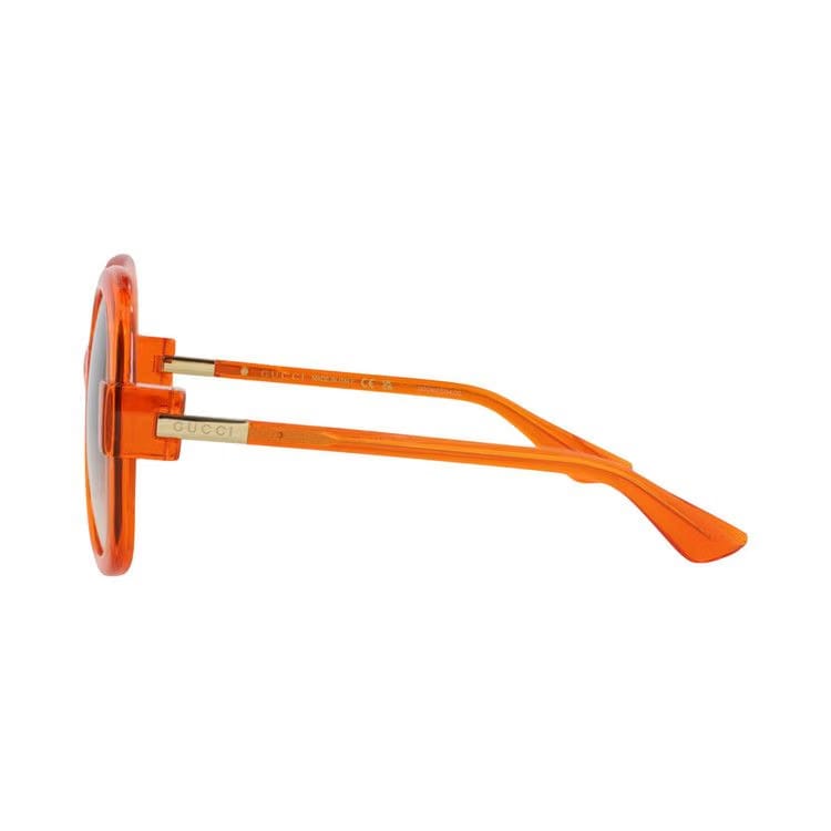 Gucci Round-Frame Injection Sunglasses Orange Brown