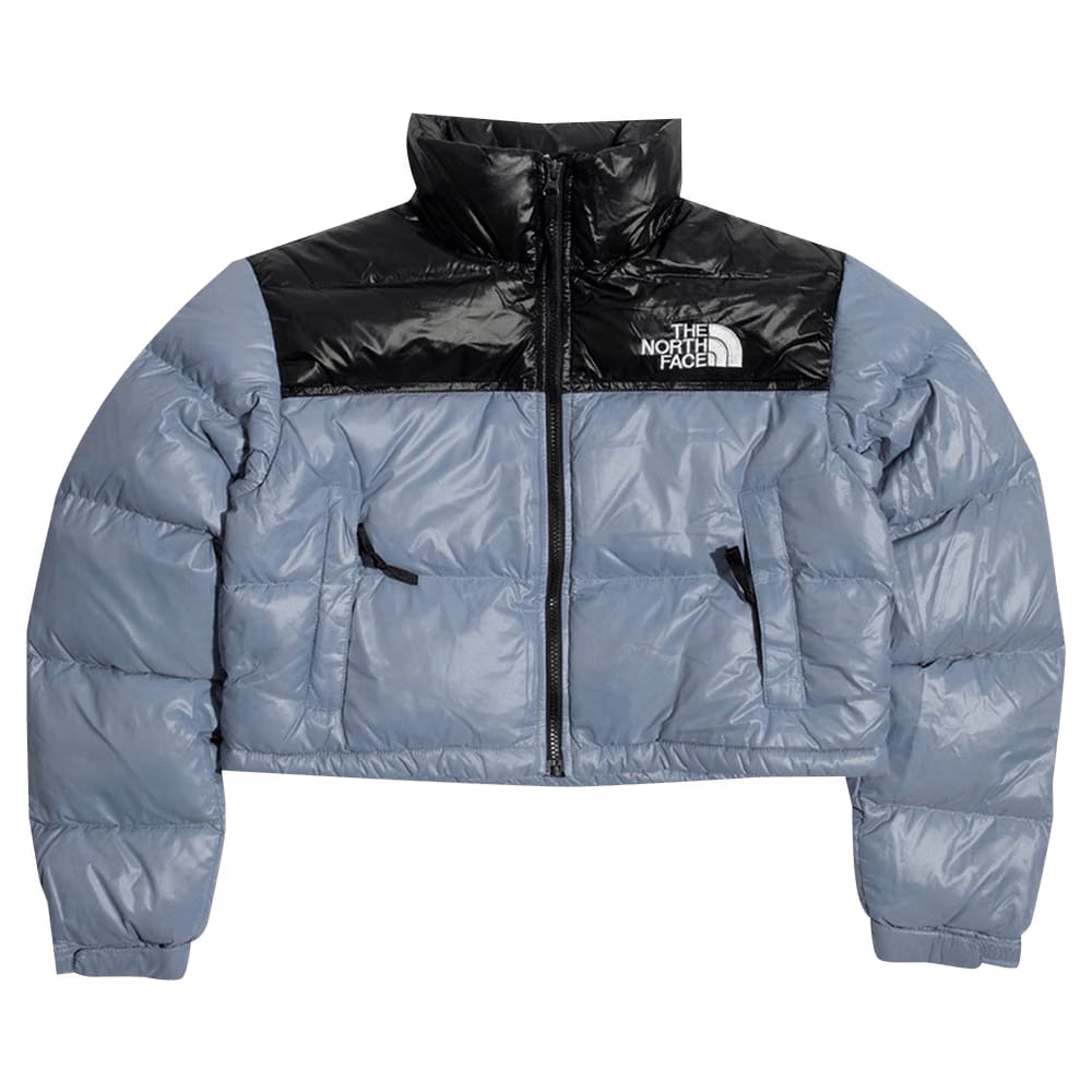 The North Face Nuptse Shorts Jacket Blue