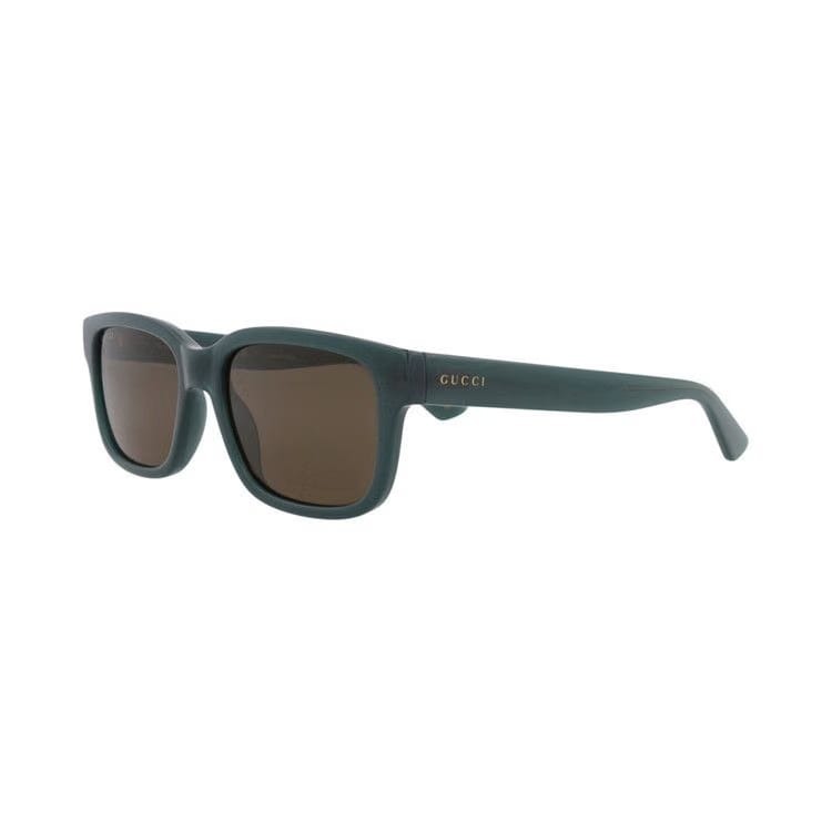 Gucci Square-Frame Injection Sunglasses Blue Brown