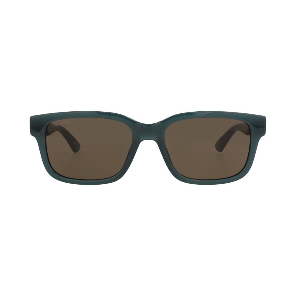 Gucci Square-Frame Injection Sunglasses Blue Brown