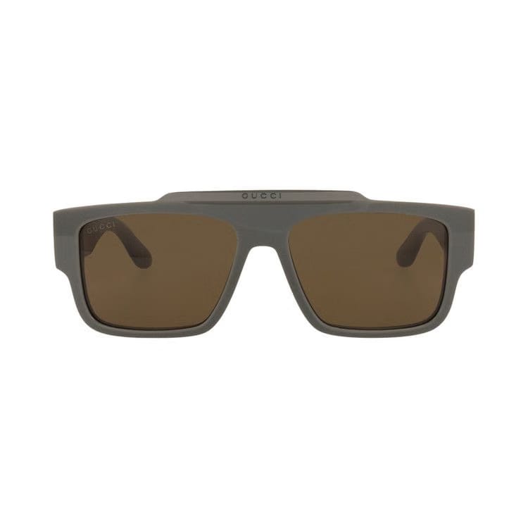 Gucci Square Sunglasses Grey/Brown
