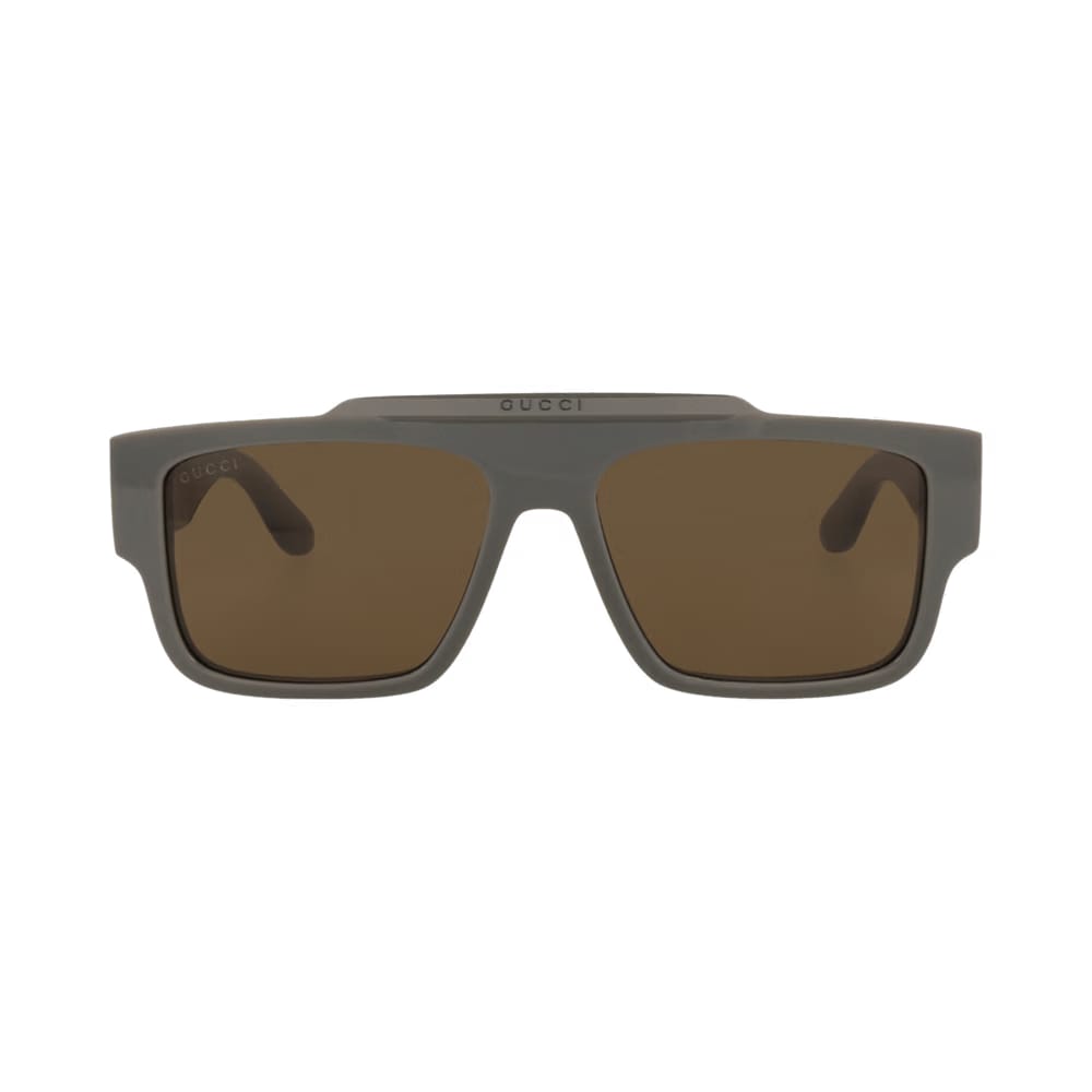 Gucci Square Sunglasses Grey/Brown