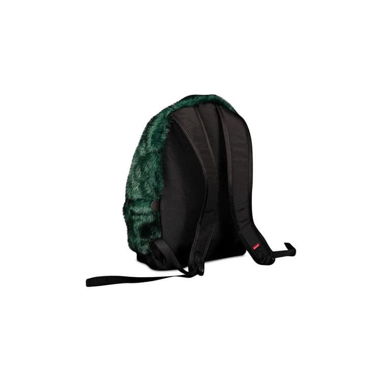 Supreme x The North Face Faux Fur Backpack Green
