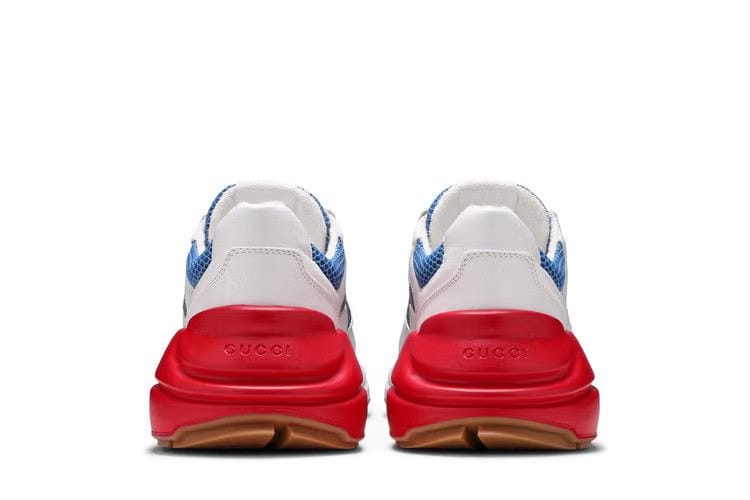 Gucci Rhyton White Blue Red Reflective