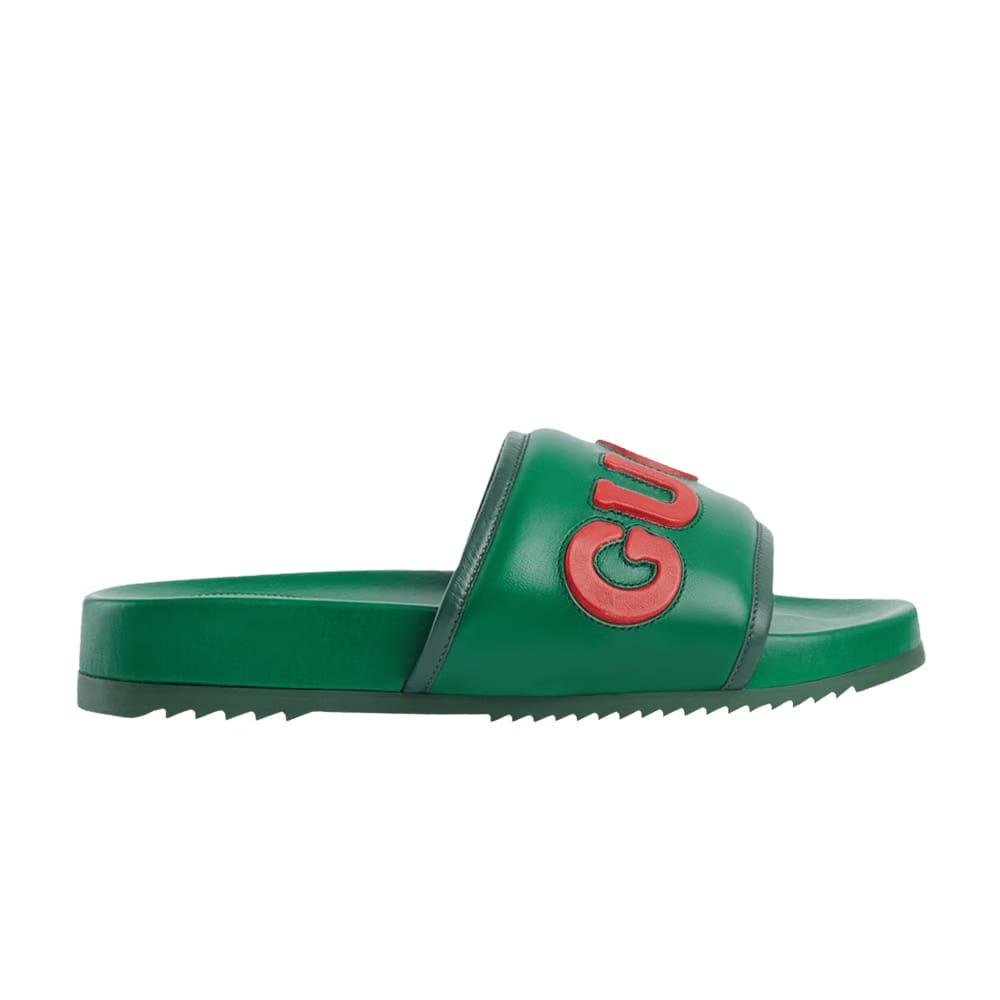 Gucci Jumbo Logo Slide Green Red