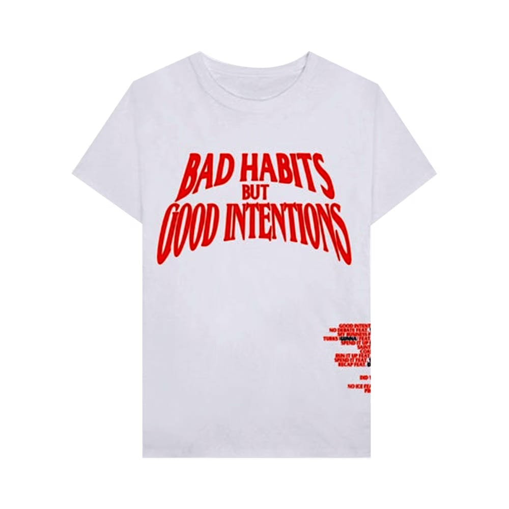 VLone x Nav Good Intention White T-Shirt