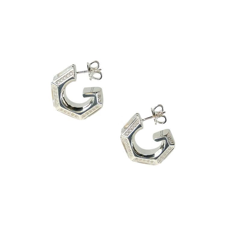 Gucci G Cube Earrings Silver