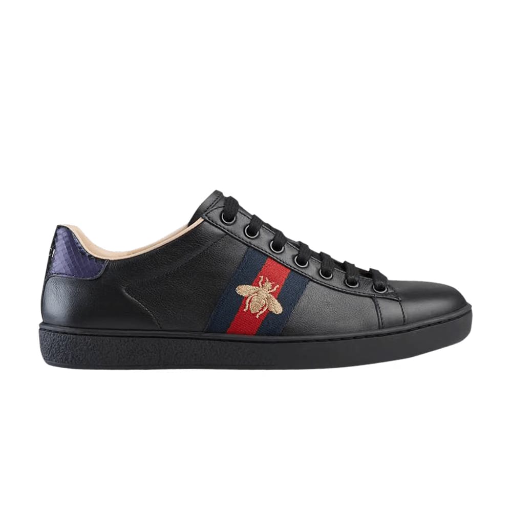 Gucci Wmns Ace Embroidered Low 'Black'