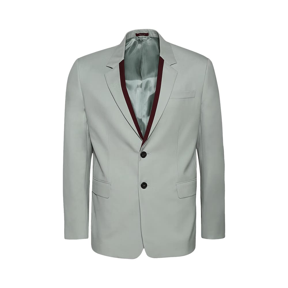 Gucci Single Breasted Blazer Olive
