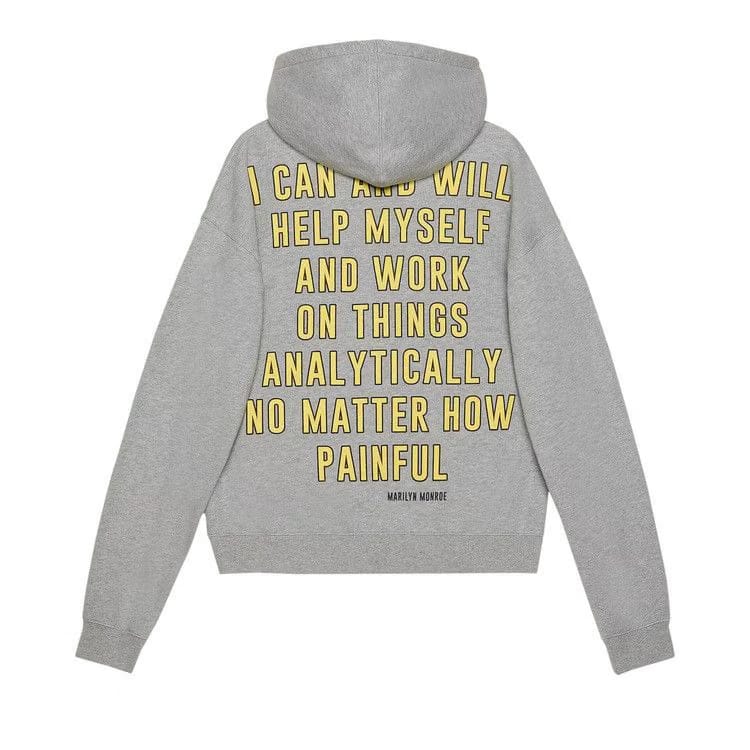 Gucci Cat Print Hooded Cotton Sweatshirt Grey