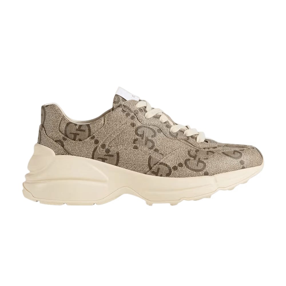 Gucci Wmns 100 Rhyton Sneaker 'Beige Monogram'