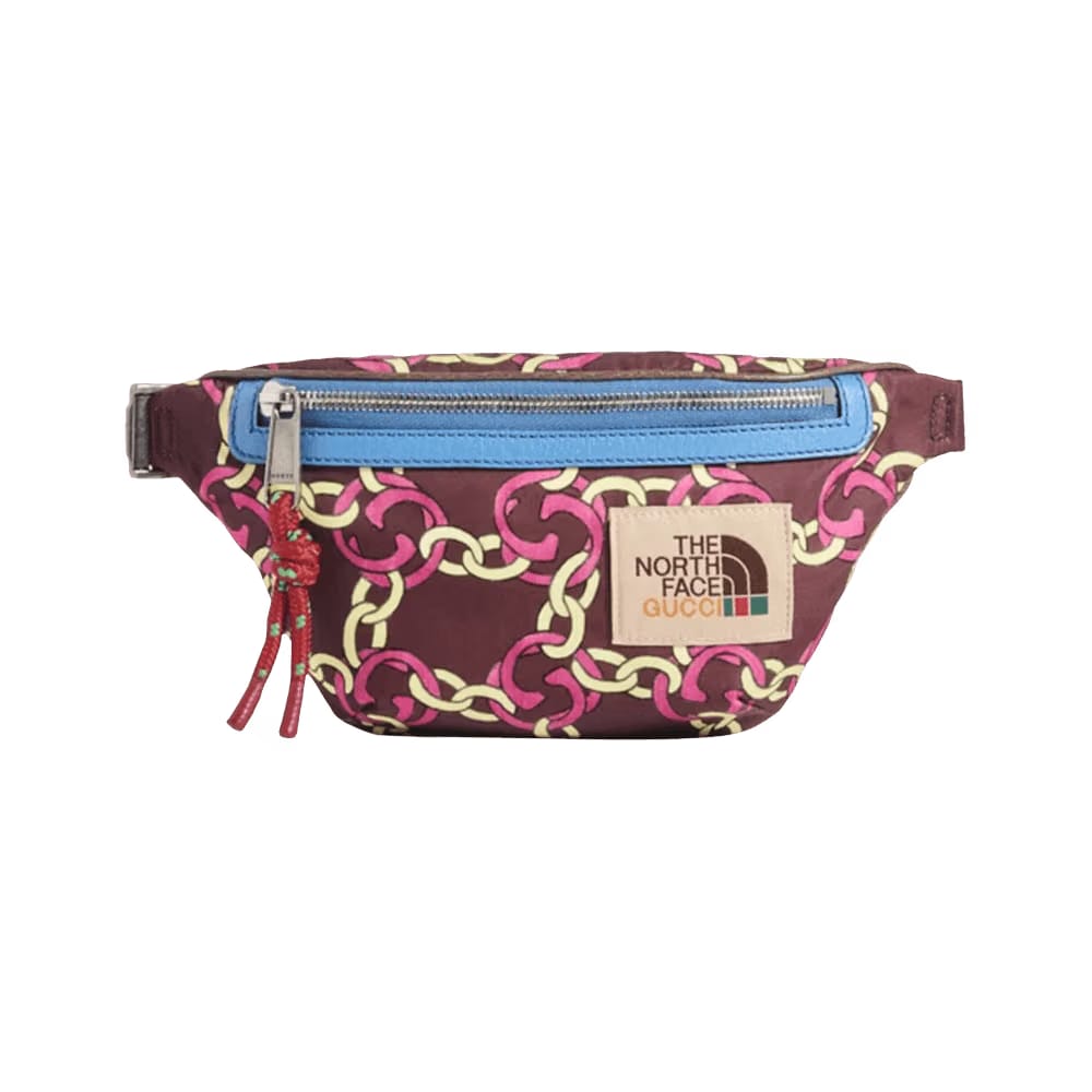 The North Face x Gucci Belt Bag Burgundy Multi