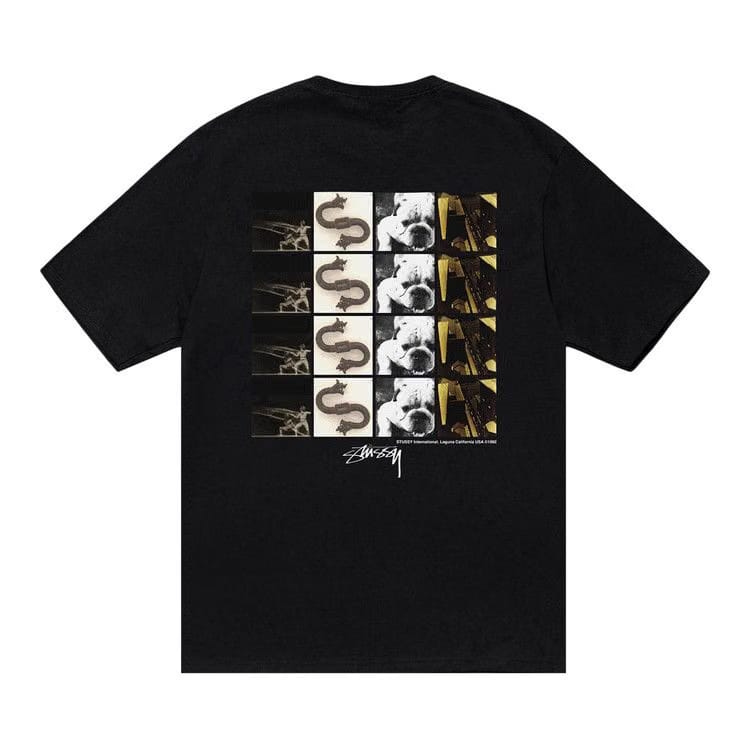 Stussy Grid T-Shirt Black
