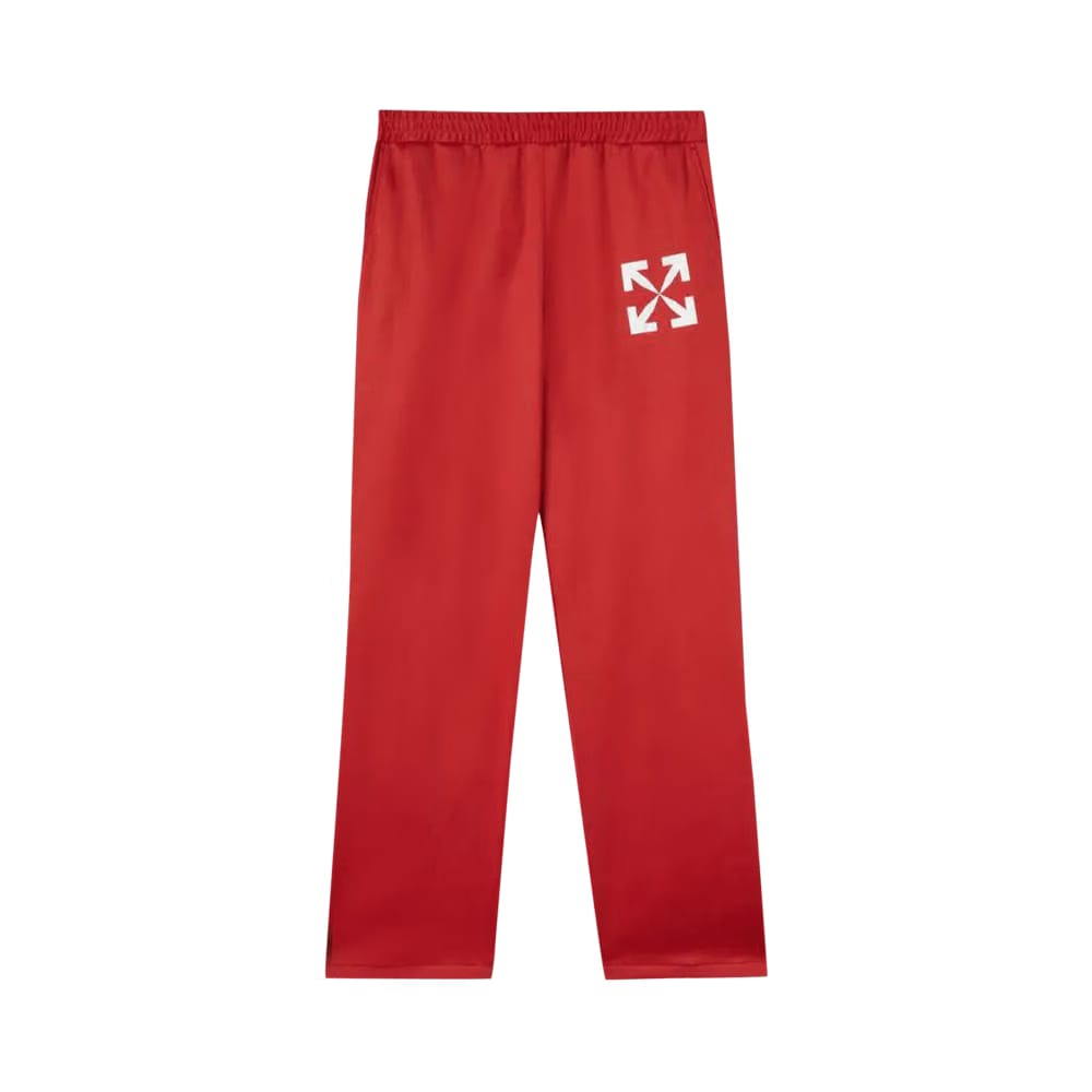 Off-White Slim Track Pants Red