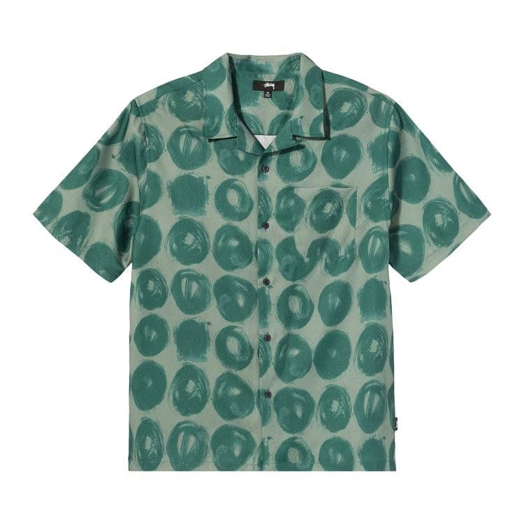 Stussy Hand Drawn Dot Shirt Green