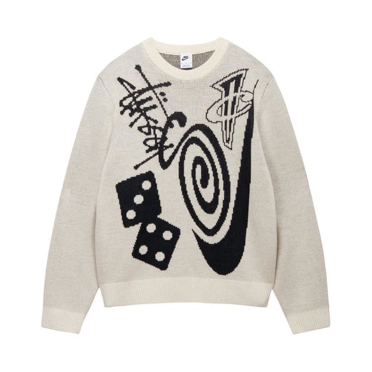 Stussy x Nike Icon Knit Sweater Natural