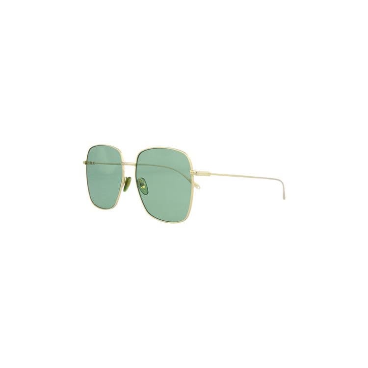 Gucci Square Frame Sunglasses Gold/Green