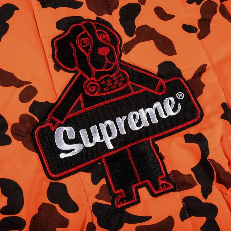 Supreme x RefrigiWear Insulated Iron-Tuff Jacket Orange Camo