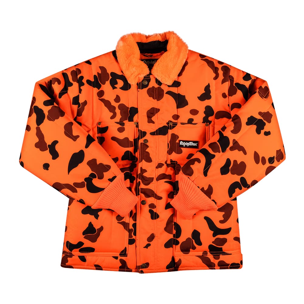 Supreme x RefrigiWear Insulated Iron-Tuff Jacket Orange Camo