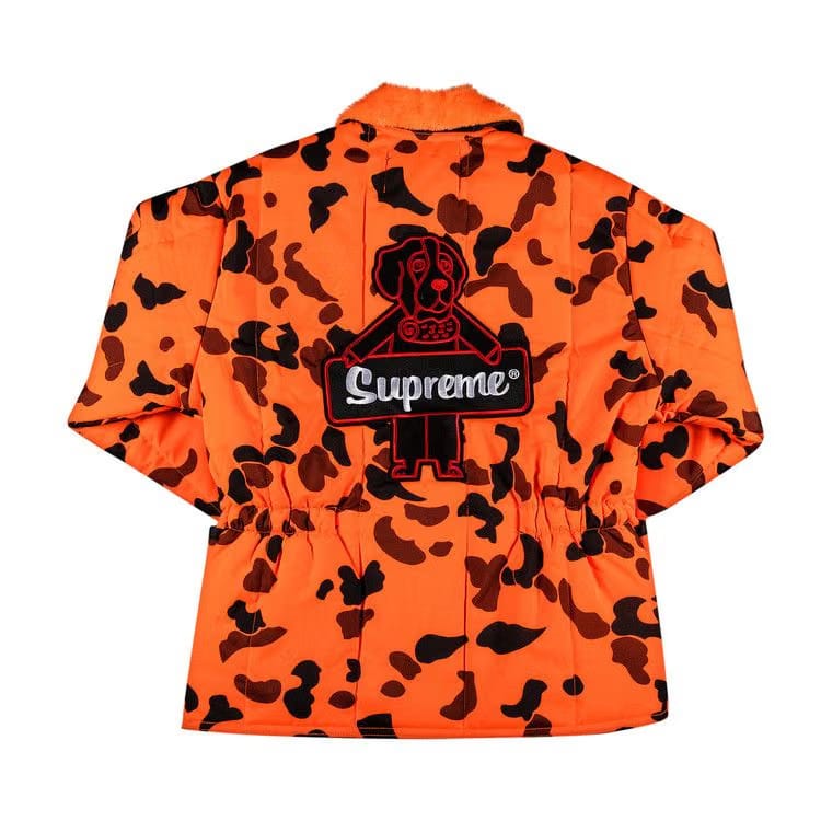 Supreme x RefrigiWear Insulated Iron-Tuff Jacket Orange Camo