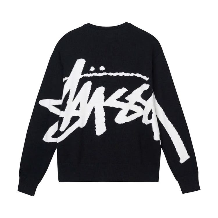 Stussy Stock Sweater Black