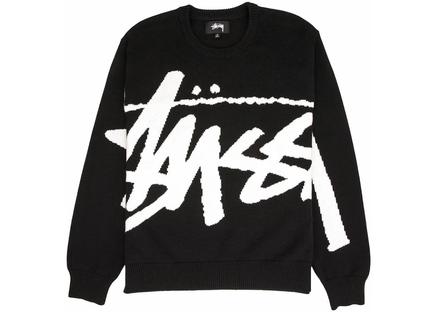 Stussy Stock Sweater Black